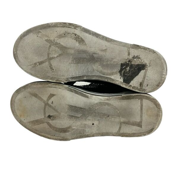 Saint Laurent Paris Sneakers 36 1 2 Women'S - 484905 Black Heart